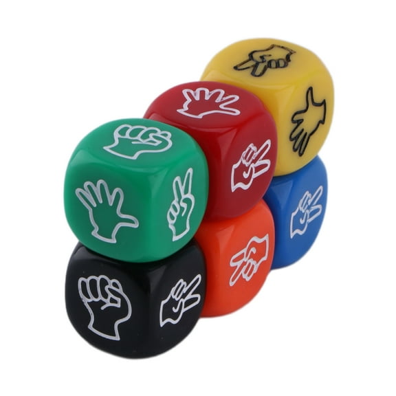 SIEYIO 20mm Game Dices Entertainment Game Props Party Sieves Finger Guessing Game Dices