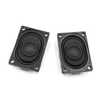 SIEYIO 2Pcs 2840 Advertising LCD Monitor TV Speakers Horn Loudspeaker 8Ohm 2W Rectangle