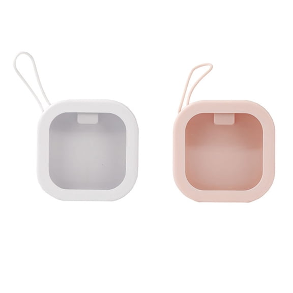 SIEYIO 2Pcs Hair Tie Organizer Mini Storage Box Hair Clip Holder Portable Storage