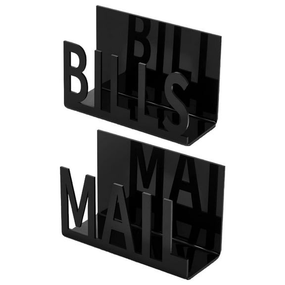 SIEYIO 2Pcs Tabletop Mail and Document Organizer for Home Office Desktop File Sorter