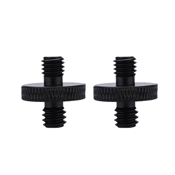 SIEYIO 2pcs 1/4"-20 Male to M4 M5 M6 M8 M10 Male Threaded Screws Tripod Converter Screw