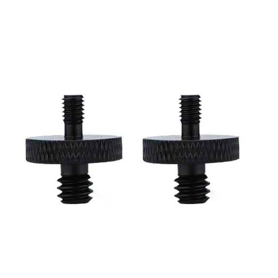 SIEYIO 2pcs 1/4"-20 Male to M4 M5 M6 M8 M10 Male Threaded Screws Tripod Converter Screw