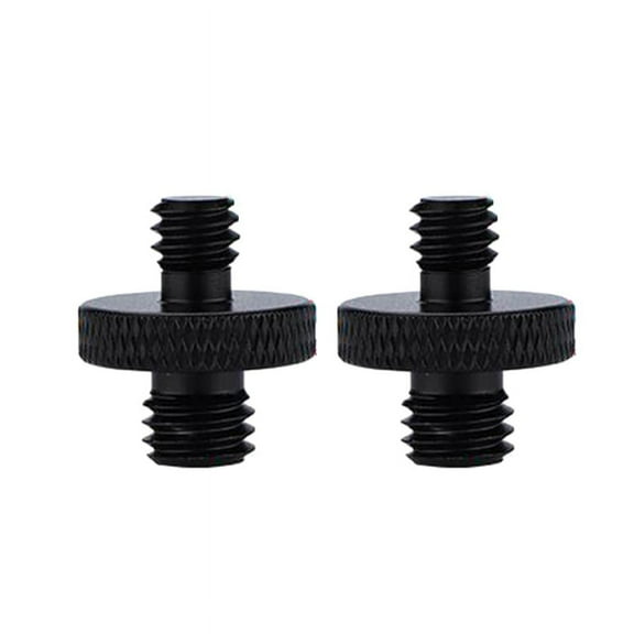SIEYIO 2pcs 1/4"-20 Male to M4 M5 M6 M8 M10 Male Threaded Screws Tripod Converter Screw