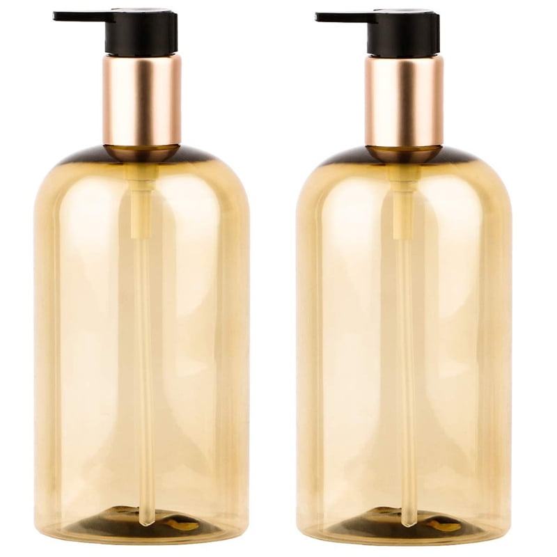 SIEYIO 2pcs 300ml 500ml Empty Pump Lotion Bottles Dispenser Refillable
