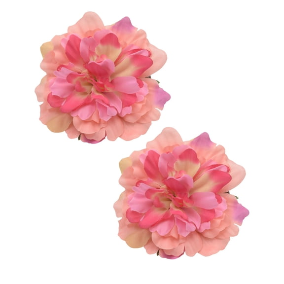 SIEYIO 2pcs Artificial Flower Curtain Tiebacks Buckles Modern Decorative Window Drapery Holders Clips for Home Office Decors