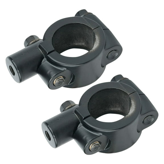 SIEYIO 2pcs Bike Mirrors Handlebars Mount Aluminum Alloys Mirrors Holder Regulable Mount for Bikes and Motorcycles