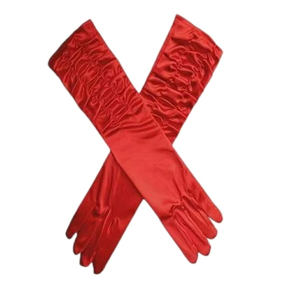 SIEYIO 2pcs Elastic Wrist Gloves Unisex Gloves Versatiles Dress Mittens Elegant Gloves for Evening Parties and Weddings