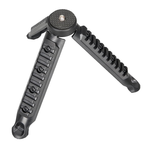 SIEYIO 2pcs Portable Pocket Keychain Flashlight Tripod Bracket Working Light Stand