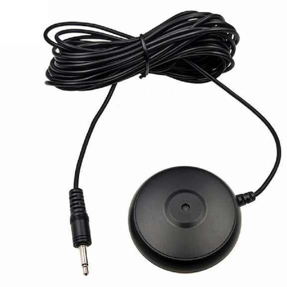 SIEYIO 3.5mm Conference Microphone 5m 20Hz-16KHz Talking Portable for Online Meeting Class Chatting Black