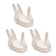 thumbnail image 1 of SIEYIO 3Pcs Air Plant Holder Ceramics Airplants Holder Small Container Pots Hand Shape Office Desk Base Airplants Display Container, 1 of 11