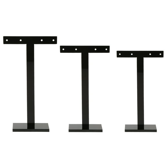 SIEYIO 3Pieces/set Tree Display Acrylic Earring Tree Jewelry Stand Holder Earring Holder Hanging Jewelry Organizer for Earrings