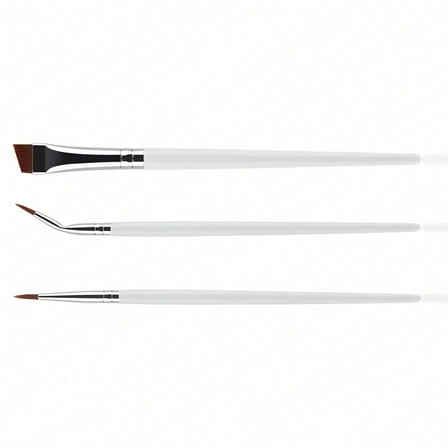 SIEYIO 3pcs Angled Eyeliners Brushes Perfect For Everyday Wear And Special Occasion