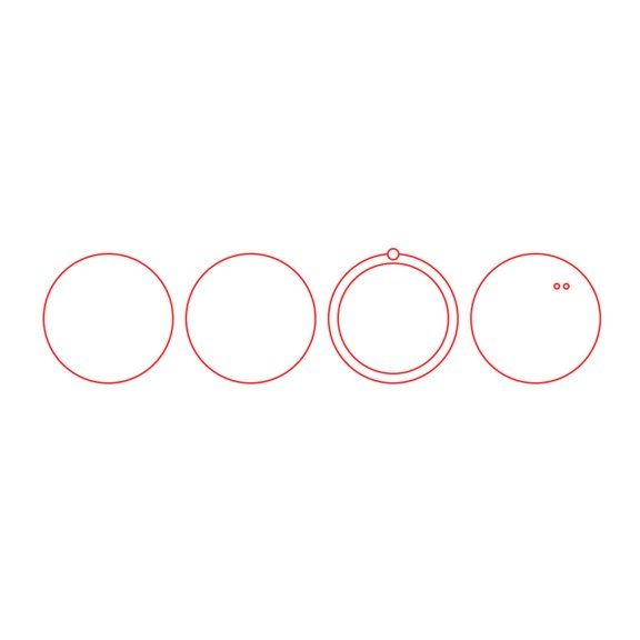 SIEYIO 4 PCS DIY Shake Acrylic Quicksand Blank Plate Hand-making Quicksand Brick Materials Set Quicksand Plate Acrylic Material