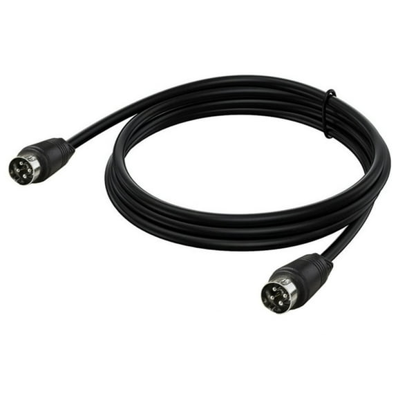 SIEYIO 4 Pin DIN Male to Male Plug Extension Cable for Home Sound and DVR Security Systems