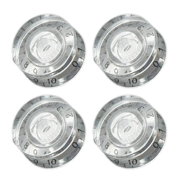 SIEYIO 4Pcs Jazzes Bass Knobs Concentric Knobs Bass Effect Button Control Turning Knobs