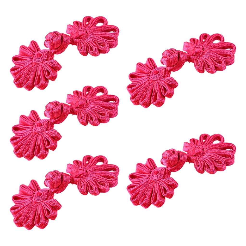 Chinese Button With String SIEYIO 5 Pairs Chinese Knots Frog Buttons Cheongsam Buttons Chinese ...