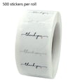 thumbnail image 1 of SIEYIO 500pcs Thank You Stickers Seal Label Scrapbooking Baking Bags Wedding Decoration, 1 of 12