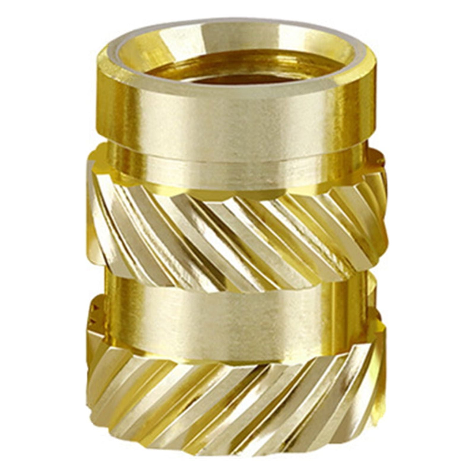 SIEYIO 50PcsBrass Nut Threaded Rod M3 M4 M5 Insert Knurled Nuts Brass ...