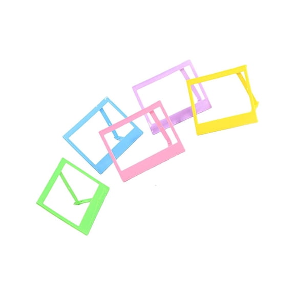 SIEYIO 5pcs Acrylic Small Picture Photo Frames for Horizontal or Vertical Display for Home Decoration and Photography Supplies