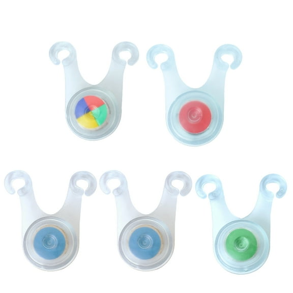 SIEYIO 5pcs Outdoor Warning Lamp Waterproof LED Tent String Rope Guard Hanging Lights