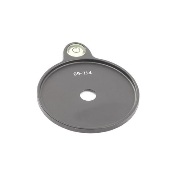 SIEYIO 60mm Tripod Leveling Plate with Bubble Leveling Circular Offset Leveling for Easy Setups and Adjustment