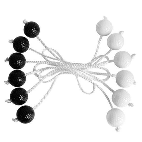 SIEYIO 6Pcs Golf Tossing Ball Replacement Outdoor Lawn Yard Golf Throwing Ball Hard Golf Training Ball for Ladders Toss Game