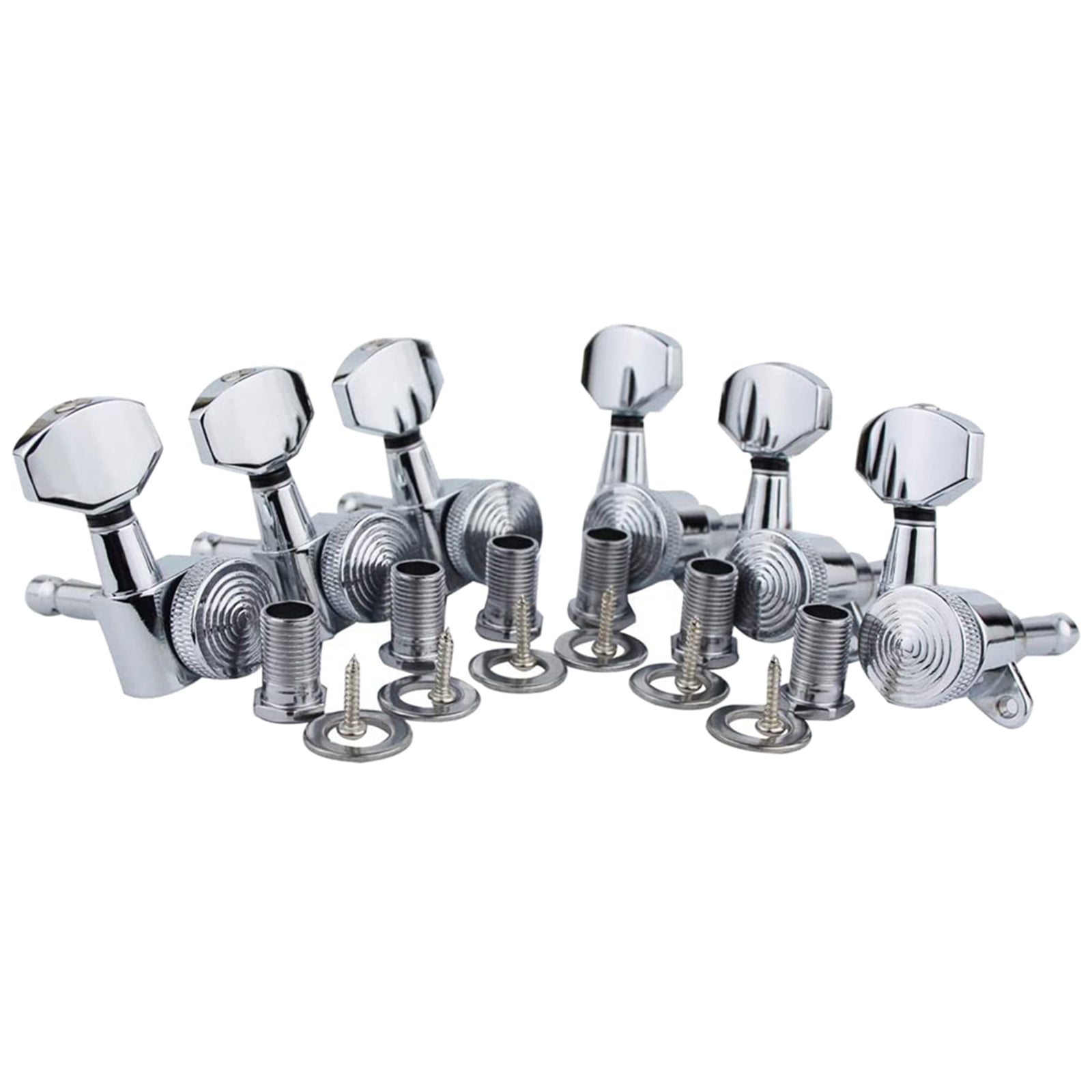 SIEYIO 6Pcs Guitar Machine Heads Ferrules Threaded Bushings Set with ...