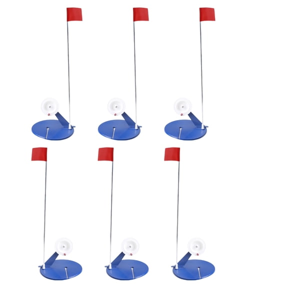 SIEYIO 6Pcs Ice Fishing Tip Up Flags Winter Fishing Flags Ice Fishing Tip Ups Set With Storage Bag For Efficient Ice Angling
