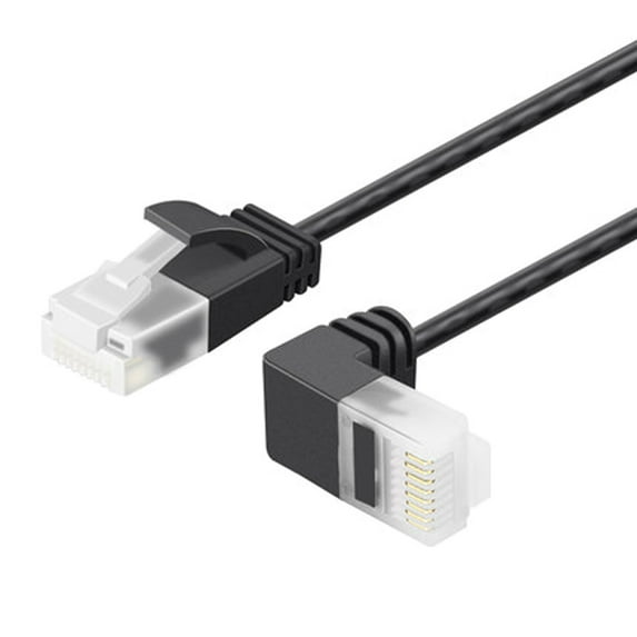 SIEYIO 90 Degree RJ45 Extension Cat6 Network Right/Left/Up/Down Angle Ethernet Adapter