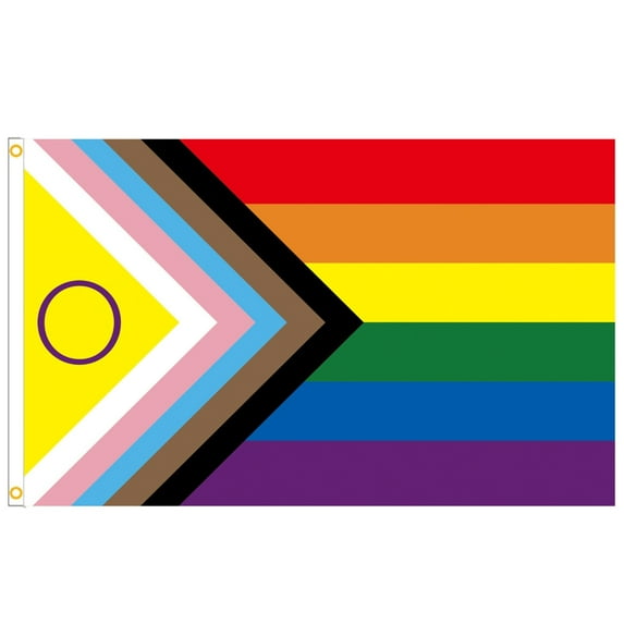 SIEYIO 90x150cm Polyester Homosexual Bisexual Pride Flag LGBT Gay Pride Rainbow Flag Home Decor Gay-Friendly LGBT Flag Banners