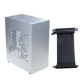 thumbnail image 1 of SIEYIO A07 Desktop Mini ITX Chassis Game Independent Graphics Card All Aluminum Case, 1 of 14