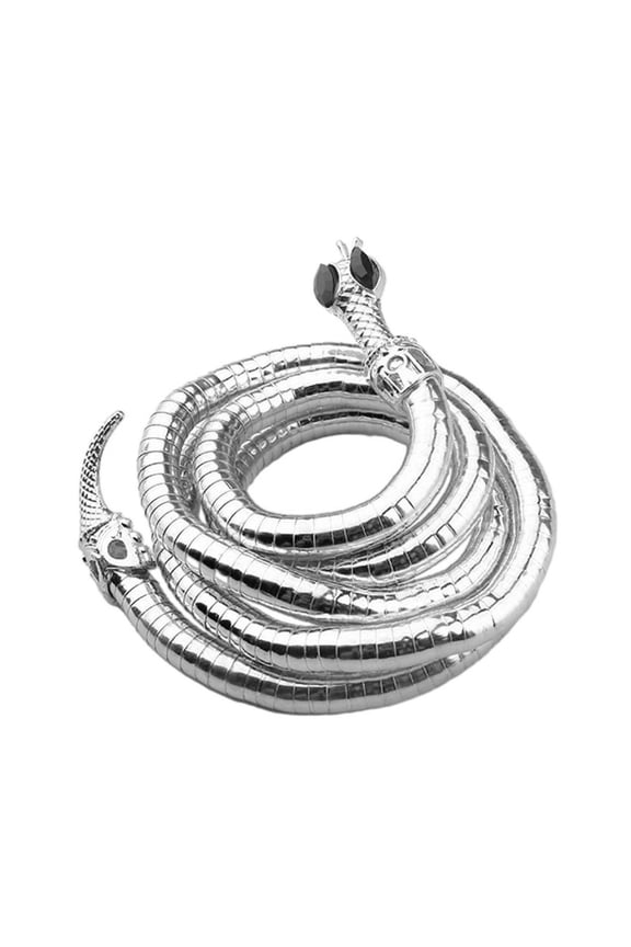 Adjustable Punk Snake Choker Bendable Snake Necklace Flexible Twisty Multi-purpose Necklace Bracelets Gothic Jewelry