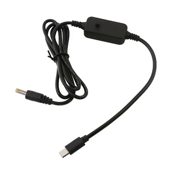 SIEYIO Adjustable Type C Cable with 5V9V12V15V2V for Router, Camera, Speaker, 3D Printer