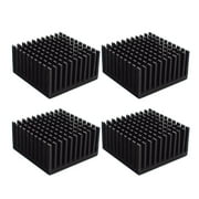 SIEYIO Aluminum Heatsink 4PCS 40x40x20mm Cooling Fin Radiator Heat Sinks with for 3M Thermal Conductive Adhesive Tapes for Cool