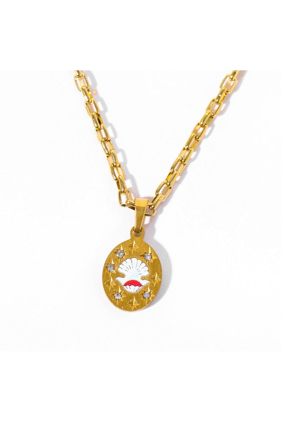 Artistic Hand Painted Necklace Stylish Neck Chain Crafted For Trendsetters