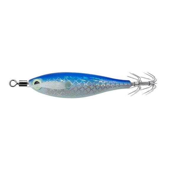 SIEYIO Assorted Color Round Belly Fishing Baits Artificial 3D Fishing Squid Jig Lures