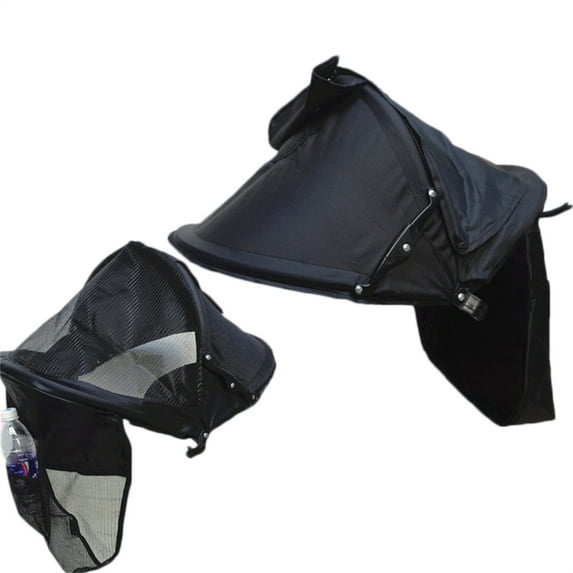 SIEYIO Baby Stroller Sun Shade Cover Sun Protective Canopys Toddler Pushchair Pram Windproof Sunshade Cover Waterproof Awning