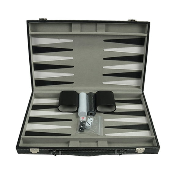 SIEYIO Backgammons Set Board Game with Case Portable Strategy Backgammons Game