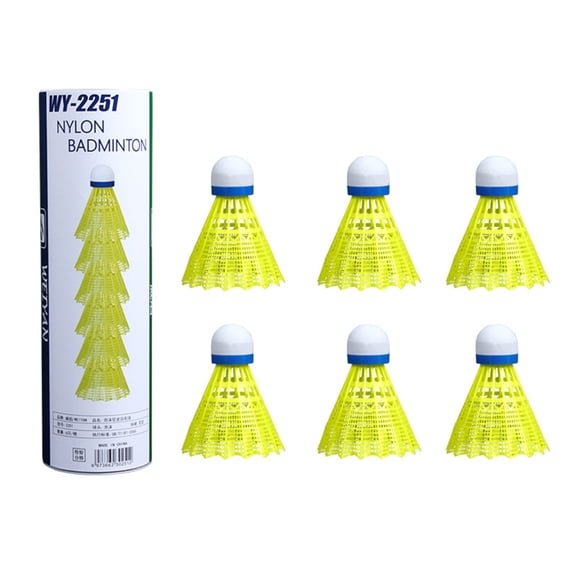 SIEYIO Badminton Balls Replacement Nylon Shuttlecocks Professional Shuttlecocks