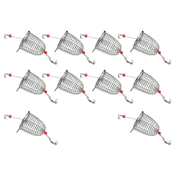 SIEYIO Baits Cages Feeder Holder Lure Basket Fishing Trap Cage Fishing Tackle Accessory