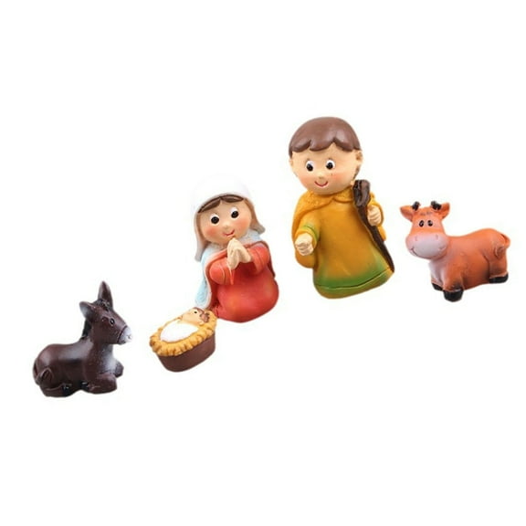 SIEYIO Beautifully Craft Resin Nativity Set For Meaningful Holiday Decorations