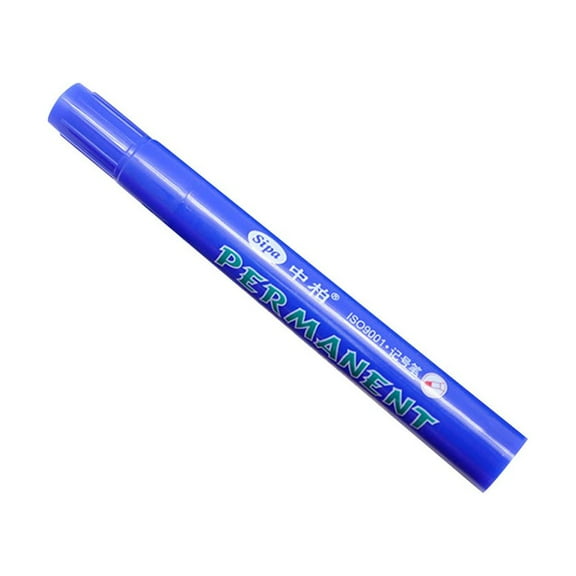 SIEYIO Black Permanent Marker Quick Dry Smooth Waterproof Fade-resistant 3.0mm Pen Tip Works on Plastic Wood Stone Metal Glass