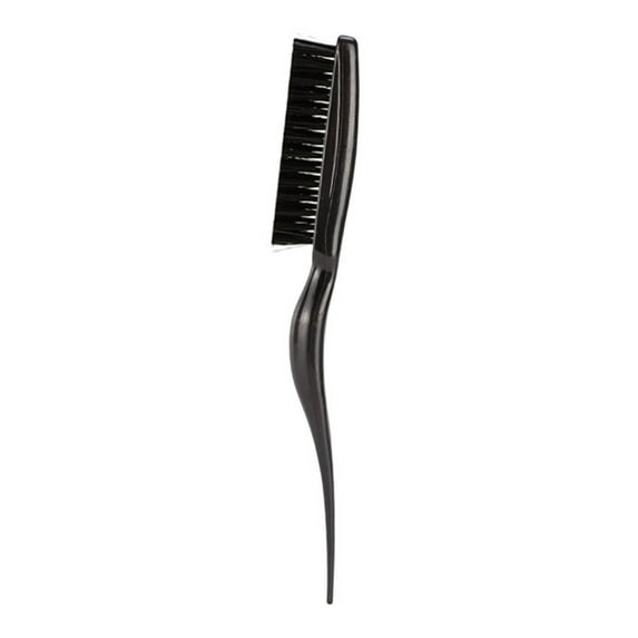 SIEYIO Boar Bristle Teasing Brush Comb with Rat Tail Pick for Hair Sectioning Edge Control Hair Care Scalp Massage