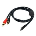 thumbnail image 1 of SIEYIO Cable Converter TypeC to 2RCA Link Cable UsbC Male to Two RCA Male Split, 1 of 21