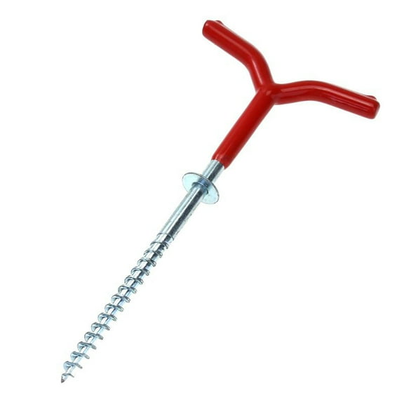 SIEYIO Camping Tent Stakes Ice Fishing Screw Rod Stand Y Shape Screw, Ground Anchor, Available in Beach, Snowfield and Grass
