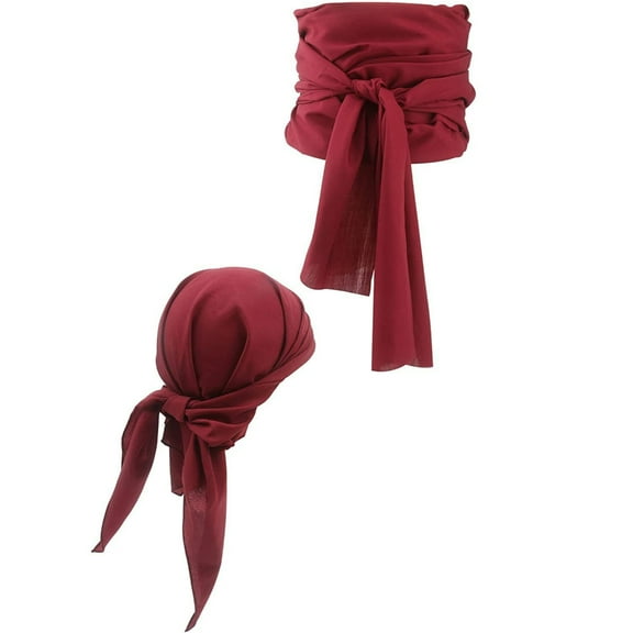 SIEYIO Captain Pirate Headwear Pirate Kerchief Bandana Belt for