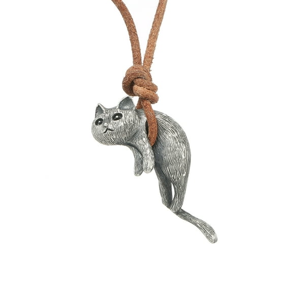 SIEYIO Cat Pendant Necklace Statement Jewelry Party Birthday Pendant Necklace Gifts