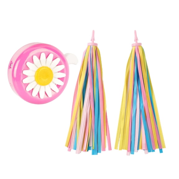 SIEYIO Children Bikes Handlebars Bells Streamers Kids Bikes Bells Bicycles Grip Ribbon