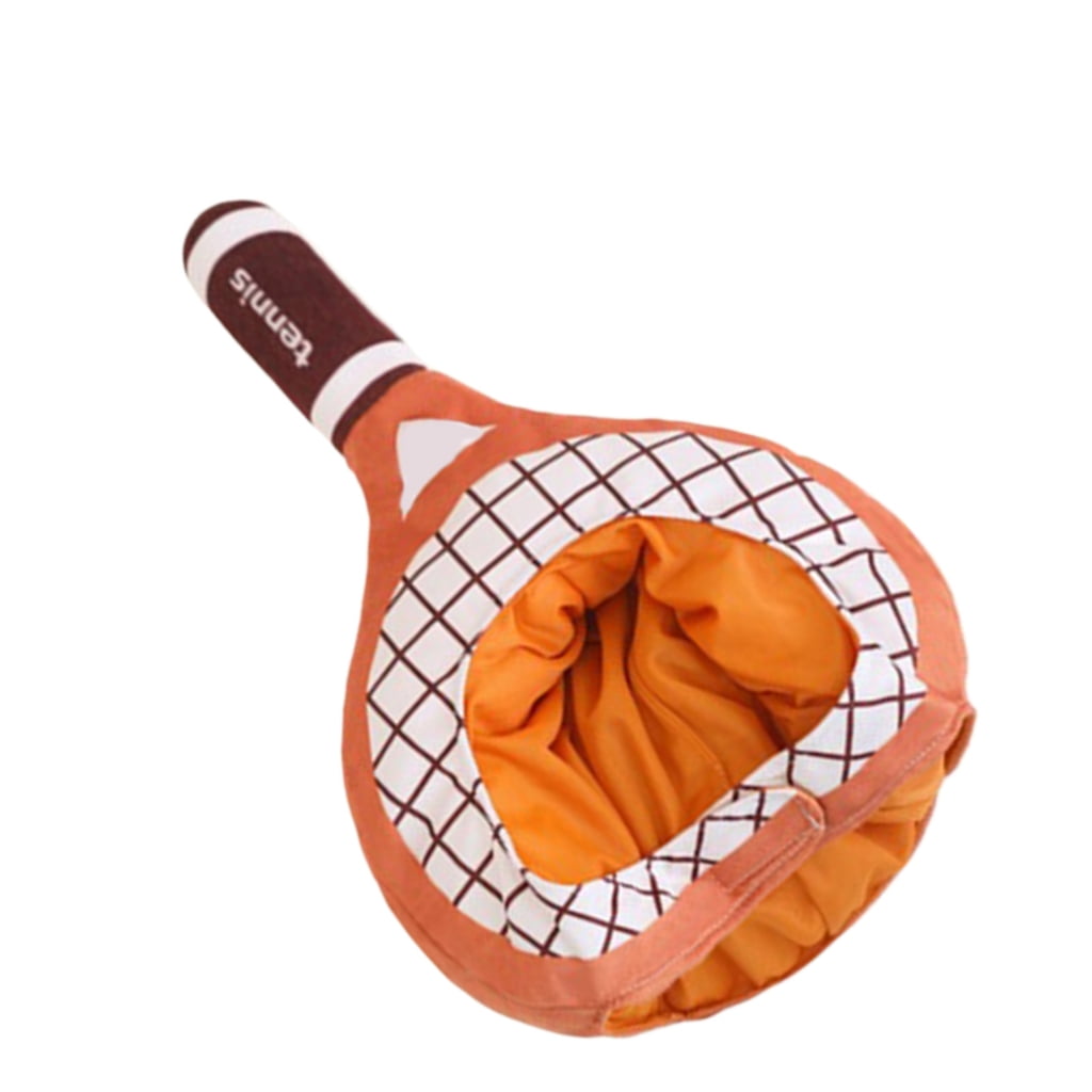 Witty Rackets SIEYIO Christmas Funny Hat Stuffed Tennis Racket Shape Hat Fun Crazy ...