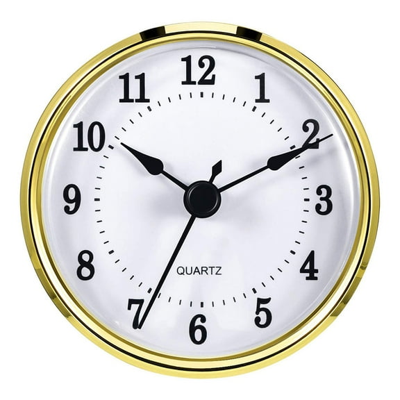 SIEYIO Classic Clock Craft Insert Clocks Movement Quartz Diameter 80mm Number for Home DIY Crafts Multifunctional Installation